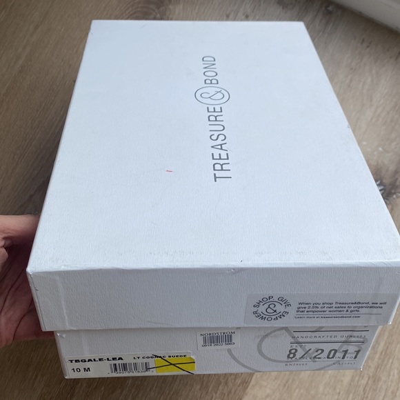 Suede Treasure & Bond Tan Mules - Picture 4 of 4